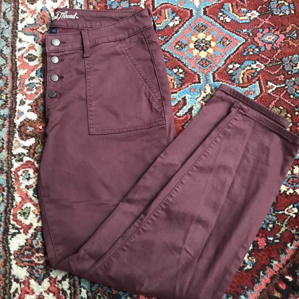 Universal Thread Maroon Skinny Jeans